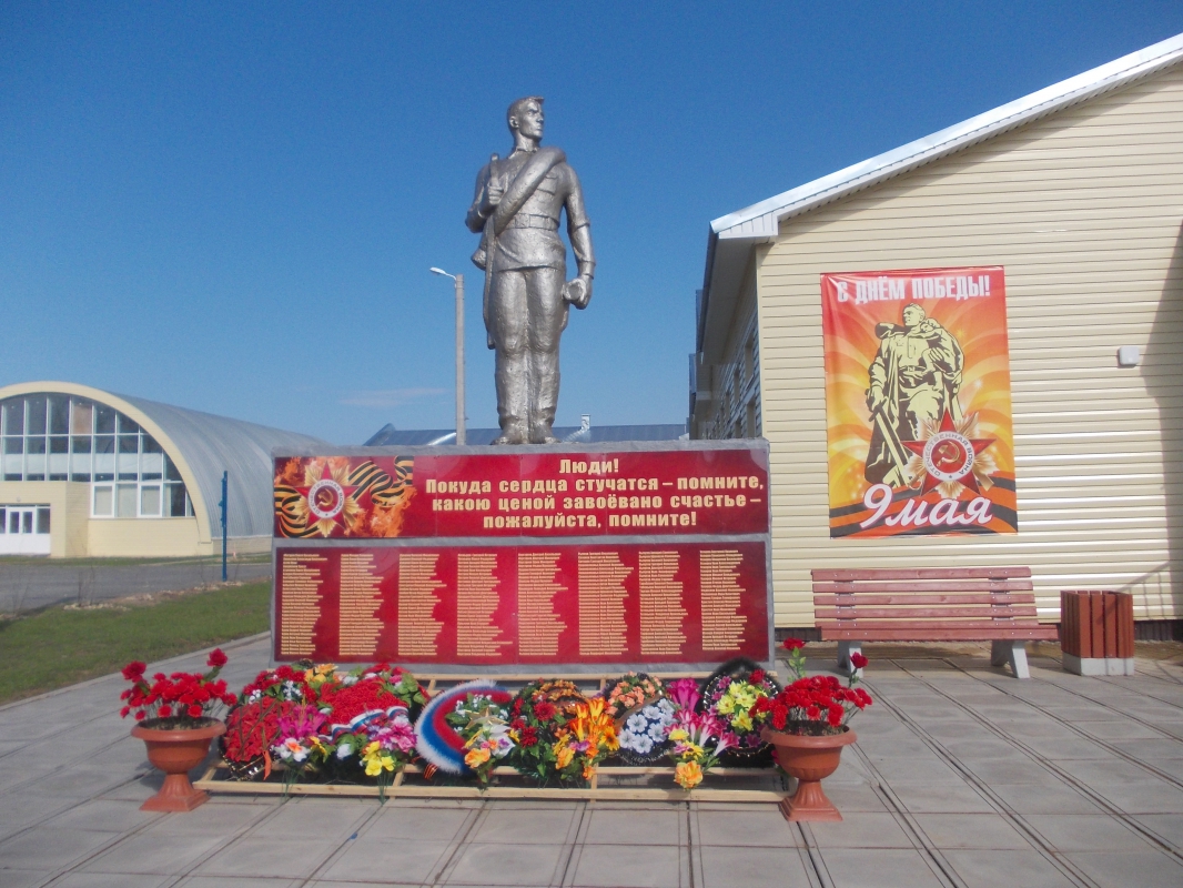 Памятник воинам ВОВ с. Синегорье.