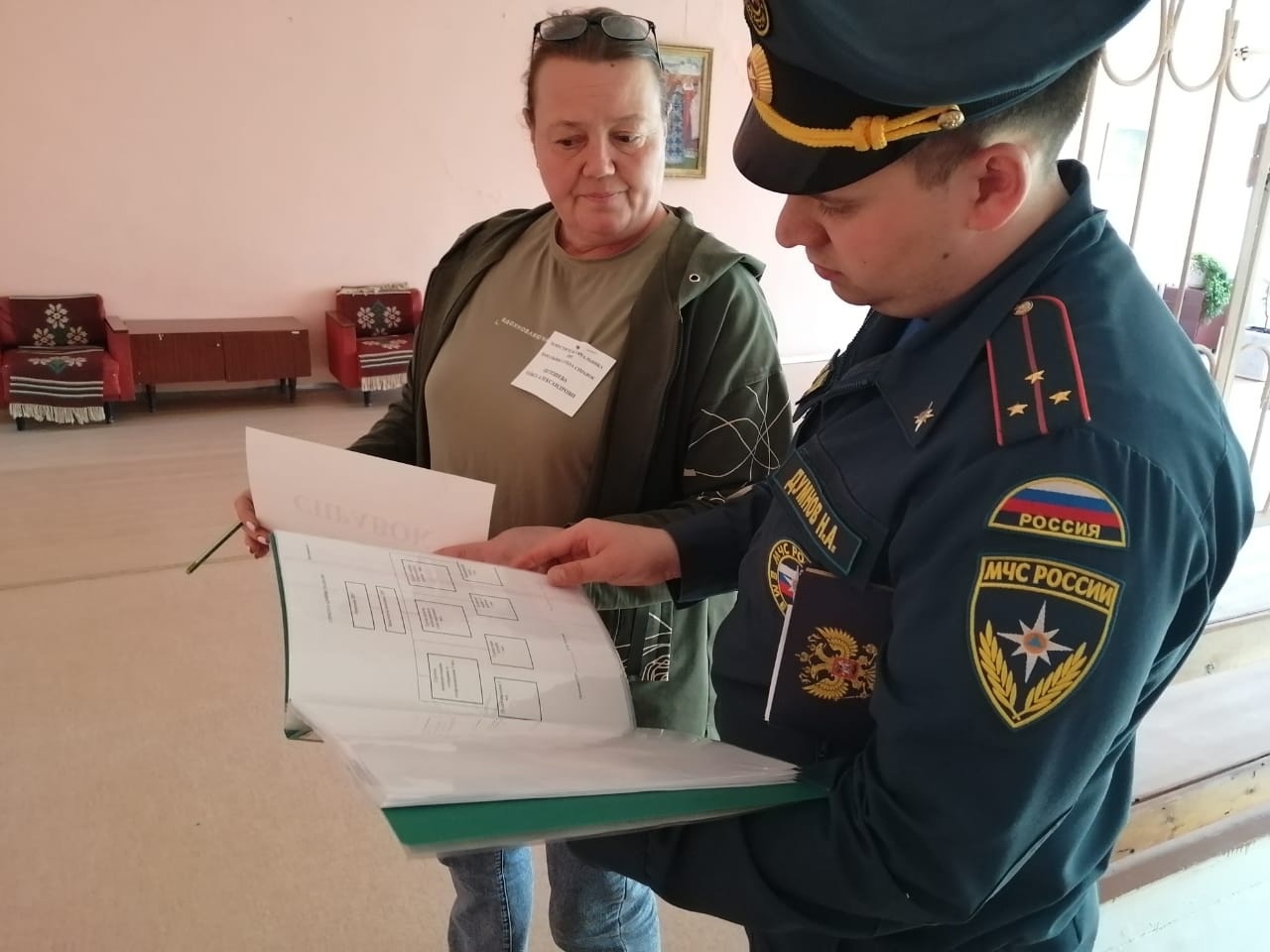 В Нагорском районе прошла штабная тренировка по гражданской обороне.