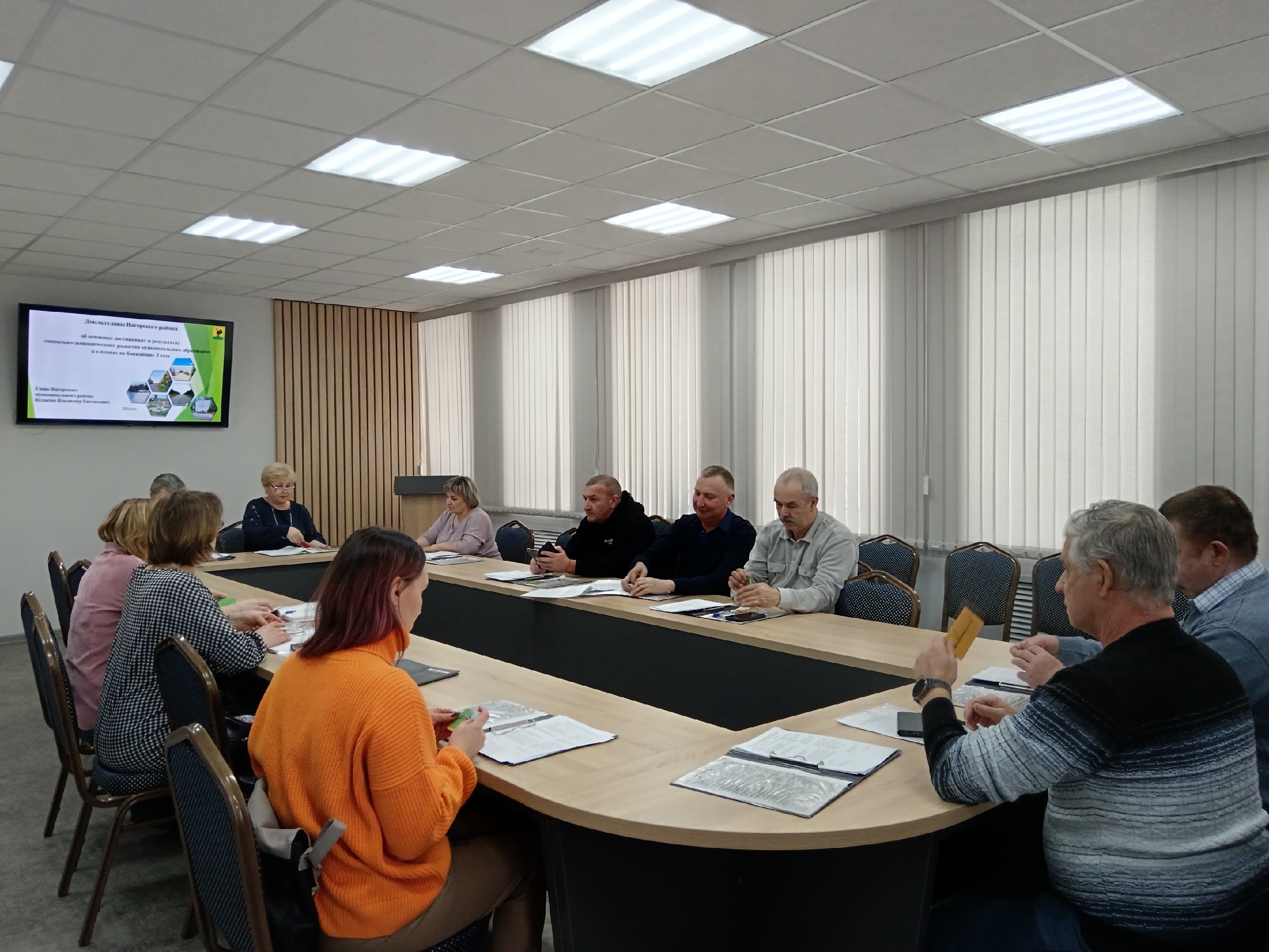 Cостоялось 27 заседание Нагорской районной Думы шестого созыва.