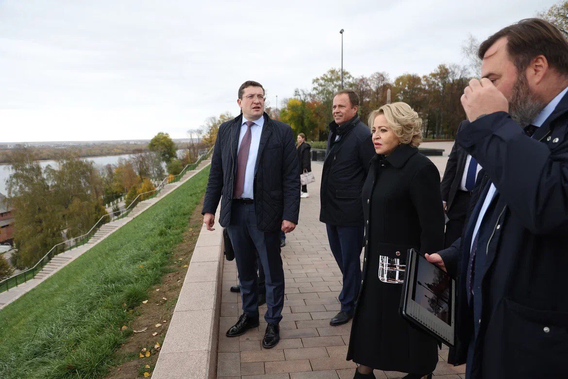 Валентина Матвиенко в Нижнем Новгороде.