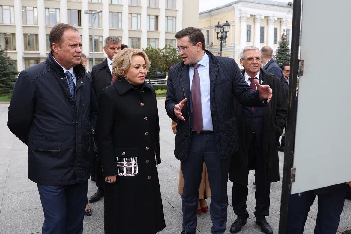 Валентина Матвиенко в Нижнем Новгороде.